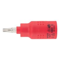 VDE 3/8 inch TX Socket Wrench | Insulated for Live Parts | Chrome-Vanadium Steel | by Wurth