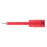 VDE 3/8 inch TX Socket Wrench | Insulated for Live Parts | Chrome-Vanadium Steel | by Wurth