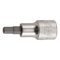 1/2 Inch Socket Wrench Insert | Chrome-Plated | Hexagon Tip | by Wurth
