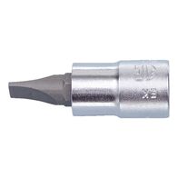 1/4 Socket Wrench Insert Slotted | Chrome-Plated Steel | DIN 5264 Compliant | by Wurth