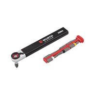 1/4 Inch Ratchet Bit Set | 8 Pieces | Integrated Bit Magazine | 50 Nm Torque | by Wurth