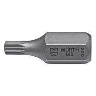 Metric XZN Bit 10 mm Hexagon Drive | Multi Tooth Design | Automotive Use | by Wurth