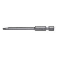 E 6.3 TX25 Bit (1/4 inch) with Borehole | Durable Steel Construction | Secure Fit | by Wurth