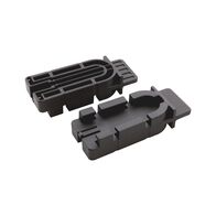 One Handed Clamp Clamping Jaws | 450mm Length | 2-Piece Set | Ideal for Terrace Construction | by Wurth