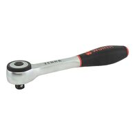 Reversible Ratchet 1/2 Inch with 360° Turning Handle | Chrome-Vanadium Steel | Maintenance-Free Design | by Wurth