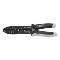 Crimping Pliers Qu 25 for Uninsulated Cable Connectors | 0.5–2.5 mm² Crimping | Wire Stripping & Cutting | by Wurth