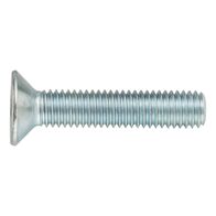 Countersunk screw with hexagon socket, galvanised ISO 10642, steel 10.9, zinc-plated, blue passivated (A2K)