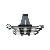 Metric Ratcheting Combination Wrench Set | 6 Pieces | POWERDRIV Drive | Chrome Plated | by Wurth