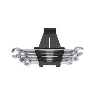 Metric Double Box End Wrench Set | 5 Pieces | Chrome-Vanadium Steel | POWERDRIV Drive | by Wurth