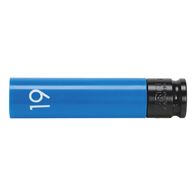 1/2 Inch Impact Socket Wrench Insert | Extra Long Design | Protects Aluminum Rims | Ideal for Deep-Seated Wheel Nuts | by Wurth