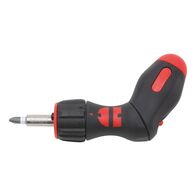 Ratchet Magazine Screwdriver Set | Pistol Handle | LED Light | 8-Piece | by Wurth
