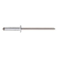 Blind rivet, flat head