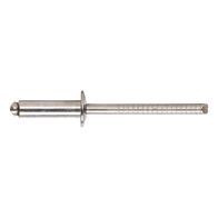 Blind rivet, flat head