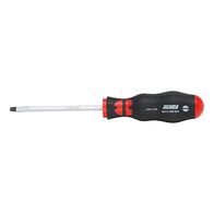 Slotted Screwdriver Laser Tip | Hexagon Shank | Durable Chrome-Plated | Non-Slip Handle | by Wurth