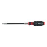 Hexagon Drive Screwdriver with Flexible Shaft | Nickel-Plated Head | Ergonomic Handle | by Wurth