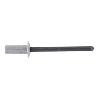 Blind bucket rivet, flat head