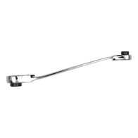 1/4-inch and metric ratcheting double box-end wrench For hexagon drive