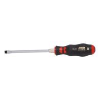 Slotted Screwdriver 3C Handle | Hexagon Shank | Ergonomic Design | Striking Cap | by Wurth