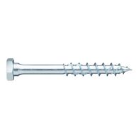 ASSY® 4 COMBI timber screw Steel zinc plated partial thread hexagon head