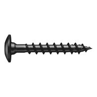 ASSY® 4 TRH gate hinge screw Steel zinc-nickel black full thread truss head