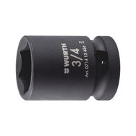 1/2 inch impact socket wrench, inch, hex., short
