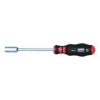 Hexagon Drive Screwdriver | Ergonomic 2C Handle | Brushed Chrome-Plated Shank | by Wurth