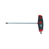 T Handle TX Screwdriver | TX40 Tip | Chrome Plated Blade | Ergonomic Handle | by Wurth