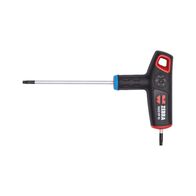 T-handle 2-component TX with Side Drive | TX10 Tip Size | Ergonomic Grip | Chrome Plated | by Wurth