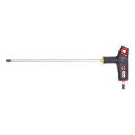 T-handle 2-Component Hex Key with Side Drive | Chrome Plated | Ergonomic Handle | 4mm Tip Size | by Wurth