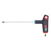 T-handle 2-Component Hex Key with Side Drive | Chrome Plated | Ergonomic Design | 5mm Tip Size | by Wurth