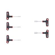 T-Handle Hexagon Drive Set | 5 Pieces | Asymmetric Grip & Fast-Turning Zone | by Wurth