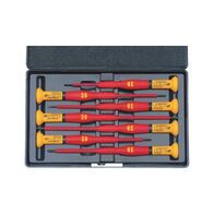 VDE Precision Screwdriver Assortment | 7 Pieces | Insulated & Cold Impact Tested | by Wurth