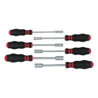 Screwdriver Set for Hexagon Head Screws | Circular Blade | Brushed Chromium-Plated | 6 Pieces | by Wurth