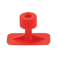 Pulling Adapter | Red Rectangular Design | Paint-Safe Dent Removal | by Wurth
