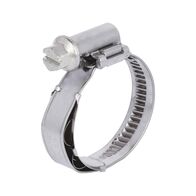 Hose Clamp with Corrugated Spring | Self-Tightening Mechanism | 10 PCS | by Wurth