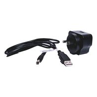 5V 1A Charger with USB-A/USB-C charging cable