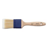 Flat Brush WB for Water-Based Paints | Synthetic Bristles | Polyamide Ferrule | Comfortable Wood Handle | by Wurth