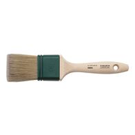 Flat Brush LA for Glazes | Synthetic Bristles | Natural Beige Color | Comfortable Wood Handle | by Wurth