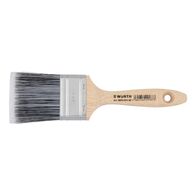 Flat Brush WB for Water-Based Paints | Synthetic Bristles | Stainless Steel Ferrule | Comfortable Wooden Handle | by Wurth