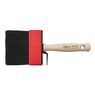 Wide Brush LM for Solvent-Based Paints | Synthetic Bristles | Liquid-Tight Ferrule | Comfortable Wooden Handle | by Wurth