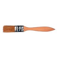 Flat Brush LM ECONOMY | 1 Inch | Durable Synthetic Bristles | Comfortable Wooden Handle | by Wurth