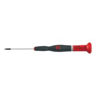 Precision Screwdriver TX4 | Rotatable Centering Head | Chrome-Plated Blade | Soft-Grip Handle | by Wurth