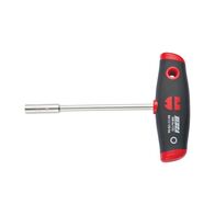 T-Handle Socket Wrench for Hexagon Head Screws | Chrome-Plated Durability | Ergonomic Handle | by Wurth
