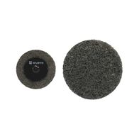 Small Abrasives Mini Fleece Disc | Very Fine 50mm | Quick-Change Compatible | @Pack of 10 | by Wurth
