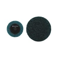 Small Abrasives Mini Fleece Disc | 75mm Diameter | Fine Grit 280 | Quick-Change Compatible | @Pack of 10 | by Wurth