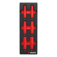 3/8 Inch Hexagon VDE Socket Wrench Set | 6 Pieces | Carbon Finish | by Wurth