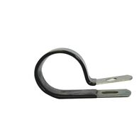 Vinyl Coated P-Clamp | 10 PCS | Zinc Plated | Vibration Dampening | by Wurth
