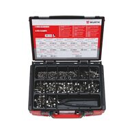 1 Ear Clamp Assortment | 481 Pieces in System Case | High-Grade Steel | Corrosion Resistant | @PCS of 1 | by Wurth