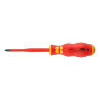 VDE Screwdriver PH2 Recessed Head Extra Slim | Black Oxide Finish | Insulated for Safety | @Each by Wurth