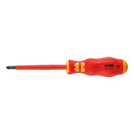 VDE Screwdriver PZ Recessed Head | Insulated for 1,000V | Black Oxide Blade | by Wurth